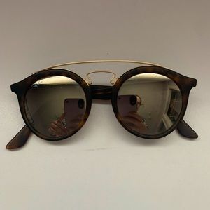 Ray Ban round double bridge sunglasses